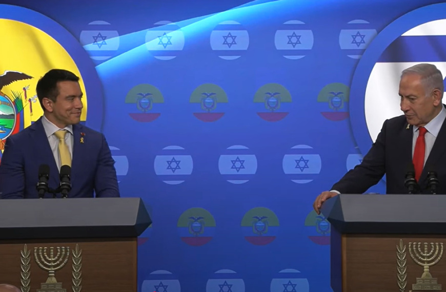 La visita del Presidente de Ecuador a Israel confirma una historia de amistad y lealtad