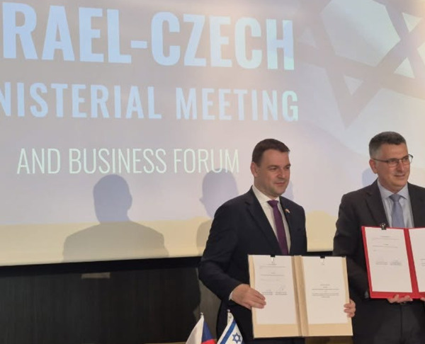 Israel and the Czech Republic Sign Joint Declaration to Strengthen Bilateral Cooperation